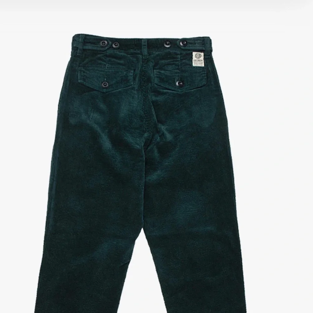Dark Green Corduroy Pants - Picture 4 of 5